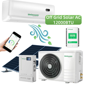 1.5p năng lượng mặt trời điều hòa không khí Off Grid 12000BTU năng lượng mặt trời chia DC điều hòa không khí với lithuim pin và MPPT điều khiển - Product Image 1