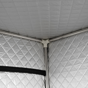 Neokudo OEM xách tay hơi nước tắm hơi Dễ dàng cài đặt trong nhà tắm hơi lều cho nhà spa tắm hơi hộp với 4.2L hấp và gấp ghế - Product Image 4