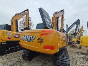 Excavatrice Sany de marque d'occasion de petite et moyenne taille avec moteur et moteur, poids en ordre de marche de 13 tonnes à vendre - Product Image 2