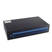 Harga kompetitif 19 inci rak dipasang 12 port 24 inti SC/UPC serat optik Panel Patch ODF untuk FTTH FTTB jaringan FTTX