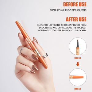Crayon à sourcils liquide effet poil, waterproof, anti-bavures, avec quatre pointes pour des sourcils définis - Product Image 2
