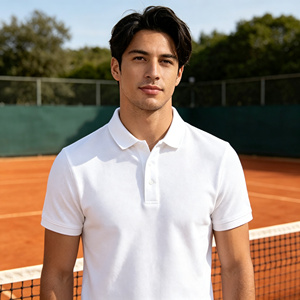 Polo de Algodón Piqué Dorado 180GSM, Sensación Fresca, Transpirable, Diseño Clásico y Elegante, Manga Corta, para Golf, Casual, Trabajo - Product Image 3