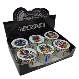 Molinillos de hierbas de aleación de Zinc con estampado UV para fumar fábrica al por mayor nuevos y convenientes para almacenamiento de tabaco accesorios en caja - Product Image 2
