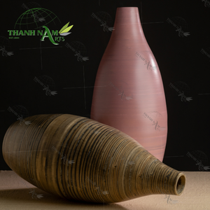 Nouvelle paire de vases décoratifs en bambou artisanal rustique moderne pour la décoration intérieure et la composition florale - Product Image 5