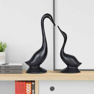 Juego de Adornos Modernos de Cisnes Negros para Sala de Estar, Dormitorio, Oficina, Estante y Mesa, Decoración del Hogar, Venta al Por Mayor - Product Image 3