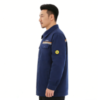 Combinaison de travail unisexe à manches longues, anti-statique, respirante, pour l'hiver, veste et pantalon de nettoyage, haute visibilité, certifiée CE, 100% polyester