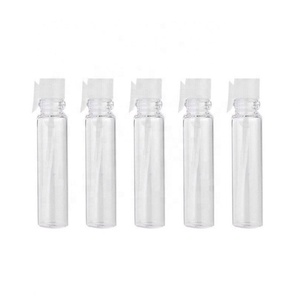 5ml <b>Mini</b> Plastic Stopper Sticker Perfume Glass Vials Essential Oil Refillable Perfume <b>Bottles</b> Sample - Product Image 2