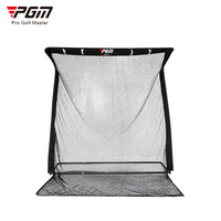 PGM LXW019 Réseau de simulation de golf de haute qualité avec retour de balle, filets d'entraînement pour le swing de golf