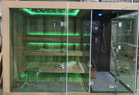 Salle de sauna humide à l'ozone de luxe pour 4 à 8 personnes, hammam, prix en Pologne, à vendre