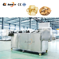 Friteuse à bande continue 80 kg/h pour galettes de burger, chips de banane et oignons croustillants