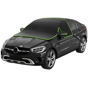 Housse de pare-brise de voiture en tissu Oxford, demi-housse, imperméable, anti-givre, anti-neige, protection hivernale pour automobiles - Product Image 1