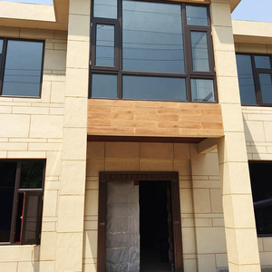 Justone 야외 생활 공간 솔루션 메트로 3 mm 다채로운 무광택 금속 시트 돌 코팅 강철 지붕 타일 식당 거실 - Product Image 5