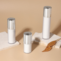 Récipient de lotion crème de soin de la peau de luxe personnalisé bouteilles en plastique emballage cosmétique durable