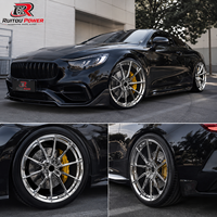 Jantes en alliage forgées chromées personnalisées, multi-branches, concaves profondes, 18 19 20 21 22 pouces, PCD 5x120 5x114.3 pour BMW Mercedes Audi