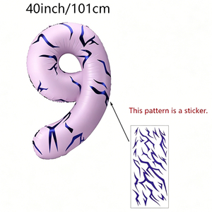 Proveedores de Fábrica Ofrecen Globos de Aluminio Digitales Combinables y Personalizables con Patrones de Adhesivos, Globos Autoinflables para Fiestas - Product Image 4