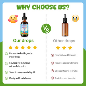 Gouttes liquides détoxifiantes au clinoptilolite et zéolite pour enfants, marque privée OEM, nettoyage corporel quotidien, soutien <span class=keywords><strong>de</strong></span> la parole, supplément vitaminique pour enfants - Product Image 5