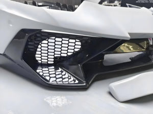 Kit carrosserie en fibre de carbone sèche de style SV pour <span class=keywords><strong>Lamborghini</strong></span> <span class=keywords><strong>Aventador</strong></span> LP700 LP720 LP750, pare-chocs avant et arrière, évents, spoiler, modification - Product Image 3