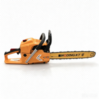 Tronçonneuse à essence professionnelle 56,4 cm³ W9071 3,2 kW, coupe-bois robuste