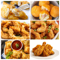 Mesin Penggorengan Komersial Mesin Penggorengan Restoran Lini Penggorengan Kontinu untuk Pabrik Makanan Ringan Cincin Bawang