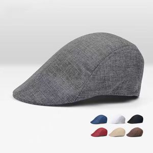 Casquette pour homme en laine bleu royal respirante, décontractée, pour l'hiver - Product Image 3