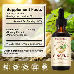 Acentiallabs 60ml Estratto di Ginseng <span class=keywords><strong>Rosso</strong></span> Panax Vegano Senza Alcool, Integratore per Supporto dell'Umore ed Energia, Gocce Liquide di Ginseng per Adulti - Product Image 5