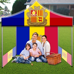 La tente drapeau d'<span class=keywords><strong>Andorre</strong></span> met en valeur un style national unique et crée des tentes d'extérieur avec des logos distinctifs - Product Image 4