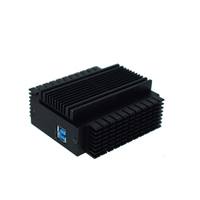 Kotak Paket BARU RX-888 MKII ADC SDR Receiver Radio LTC2208 16bit Direct Sampling 32Mhz HF UHF VHF R828D RX888 Plus