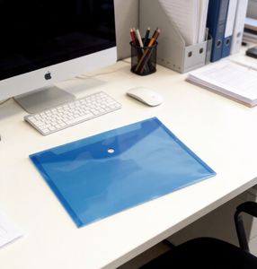 Carpeta de Plástico PP A4 con Botón a Presión, Sobre Impermeable para Documentos, Organizador de Documentos para la Escuela y Oficina - Product Image 2