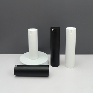 Wholesale 15ml 30ml 50ml White Twist Left Right Turn Unlock Open Airless Lotion Conditioner Hair Foundation Cream <b>Pump</b> <b>Bottle</b> - Product Image 4