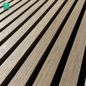 Tiange Tùy Chỉnh Màu Sắc Akupannel Polyester Veneer Sồi Bằng Gỗ Slat Bảng Điều Khiển Âm Cho Các Nhà Phân Phối - Product Image 6