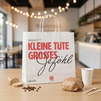 Sacs en papier kraft de qualité alimentaire avec logo personnalisé, sacs en papier recyclables pour la livraison de nourriture pour boulangerie, restaurant, café, emballage à emporter