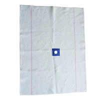 Serpillère jetable en coton avec logo personnalisé, manche en aluminium, tampon de nettoyage pour sols