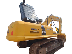 Excavatrice sur chenilles Komatsu PC350 certifiée CE, excavatrices de 35 tonnes |   Excavatrice hydraulique d'occasion du Japon pour projets lourds - Product Image 4