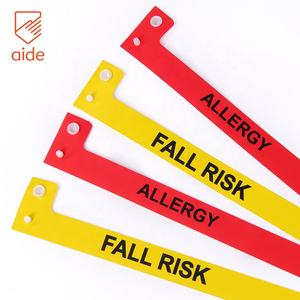 कस्टम pvc गिरावट का जोखिम मेडिकल अलर्ट विनाइल रिस्टबैंड - Product Image 4