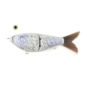 Bâtonnets de leurres de pêche non peints, articulés, pour la fabrication de leurres de pêche DIY, vente en gros d'usine - Product Image 2