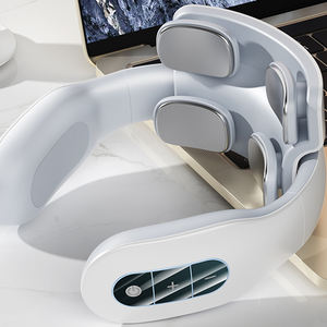 Mini masajeador de cuello y hombros eléctrico inteligente en forma de U 2025, calor inalámbrico certificado CE FCC y 6 modos, el mejor pulso de amasado portátil - Product Image 4