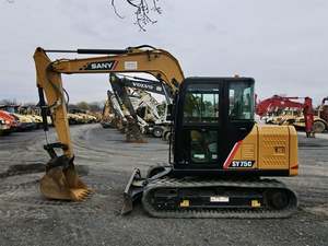 Miniexcavadora de cadenas SY75C de 7 toneladas, maquinaria de construcción usada con bomba de alta eficiencia y motor de engranajes, certificación CE - Product Image 6