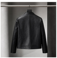 Nouvelle veste en cuir style moto printemps-automne, veste courte à col montant pour femme, pour un usage quotidien décontracté