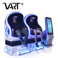 Vibrateur vitel VR 2 sièges, chaise en forme d'oeuf, dispositif de réalité virtuelle, simulateur de cinéma VR 9D dynamique, pour parc central