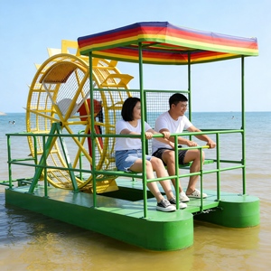 Bateau à pédales électrique robuste à succès pour les lacs en plein air et les parcs aquatiques d'amusement, équipement de loisirs et de récréation - Product Image 1