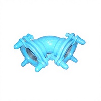 Gamme d'accessoires de tuyauterie en fonte ductile de type K anti-corrosion : coude, réducteur, bride, té, bouchon obturateur