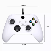 Mando con cable para Windows PC, mando inalámbrico con conector de auriculares para Xboxes Series X