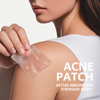 Patchs hydrocolloïdes pour le corps à étiquette privée, anti-acné pour le corps, le visage et le nez, patchs anti-acné multi-usages