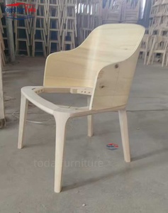 Silla de Comedor Apilable de Madera Natural Sólida, Económica, Pintable, sin Asiento, en Varios Colores, Gran Venta - Product Image 4
