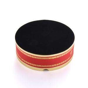 Cenicero de Metal de Aleación de Zinc y Cuero PU Rojo, Diseño Chino Típico, Logotipo Personalizado, Hecho en China - Product Image 5