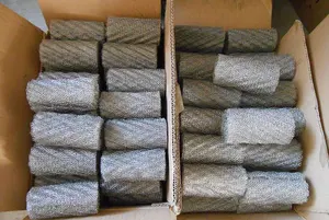 Thép không gỉ 304 316 dệt kim tay áo lưới đan dây lưới