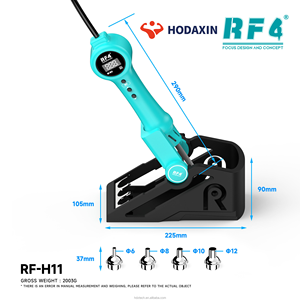 <span class=keywords><strong>Pistola</strong></span> <span class=keywords><strong>de</strong></span> Aire Caliente Inteligente RF-H11 con Almacenamiento Integrado, Control Preciso <span class=keywords><strong>de</strong></span> Temperatura y Ajuste <span class=keywords><strong>de</strong></span> Viento <span class=keywords><strong>de</strong></span> 10 Niveles <span class=keywords><strong>para</strong></span> Reparación <span class=keywords><strong>de</strong></span> Teléfonos - Product Image 1