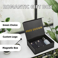 Boîte cadeau magnétique Onyx Bookstyle avec insert pour cosmétiques, impression personnalisée, rigide, robuste, de qualité supérieure, vente en gros, directement de l'usine