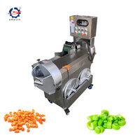 Máquina cortadora automática de patatas y zanahorias