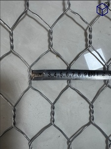 Matelas de gabion renforcé Galfan Zn-5%Al 2x25m 60x80mm 2.2mm en treillis métallique tissé à mailles hexagonales pour mur de soutènement et pente de rivière - Product Image 4
